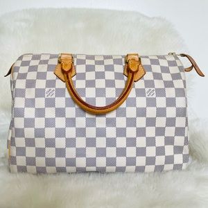 Louis Vuitton Speedy 30 Damier Azur